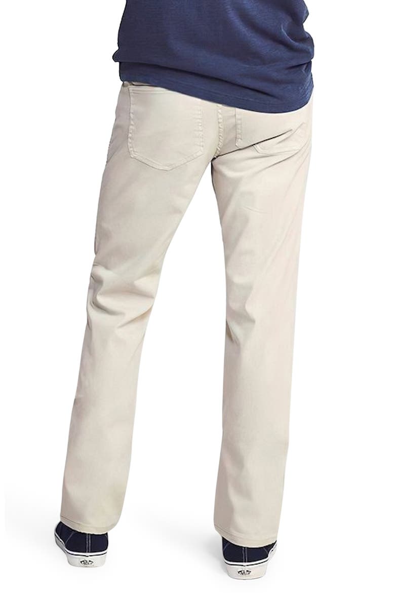 Comfort Twill Five-Pocket 2.0 Slim Fit Organic Cotton Pants, Alternate, color, STONE