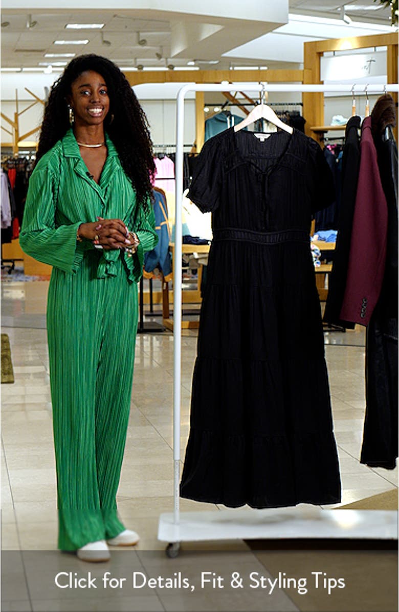 Crinkle Satin Maxi Dress, sales video thumbnail