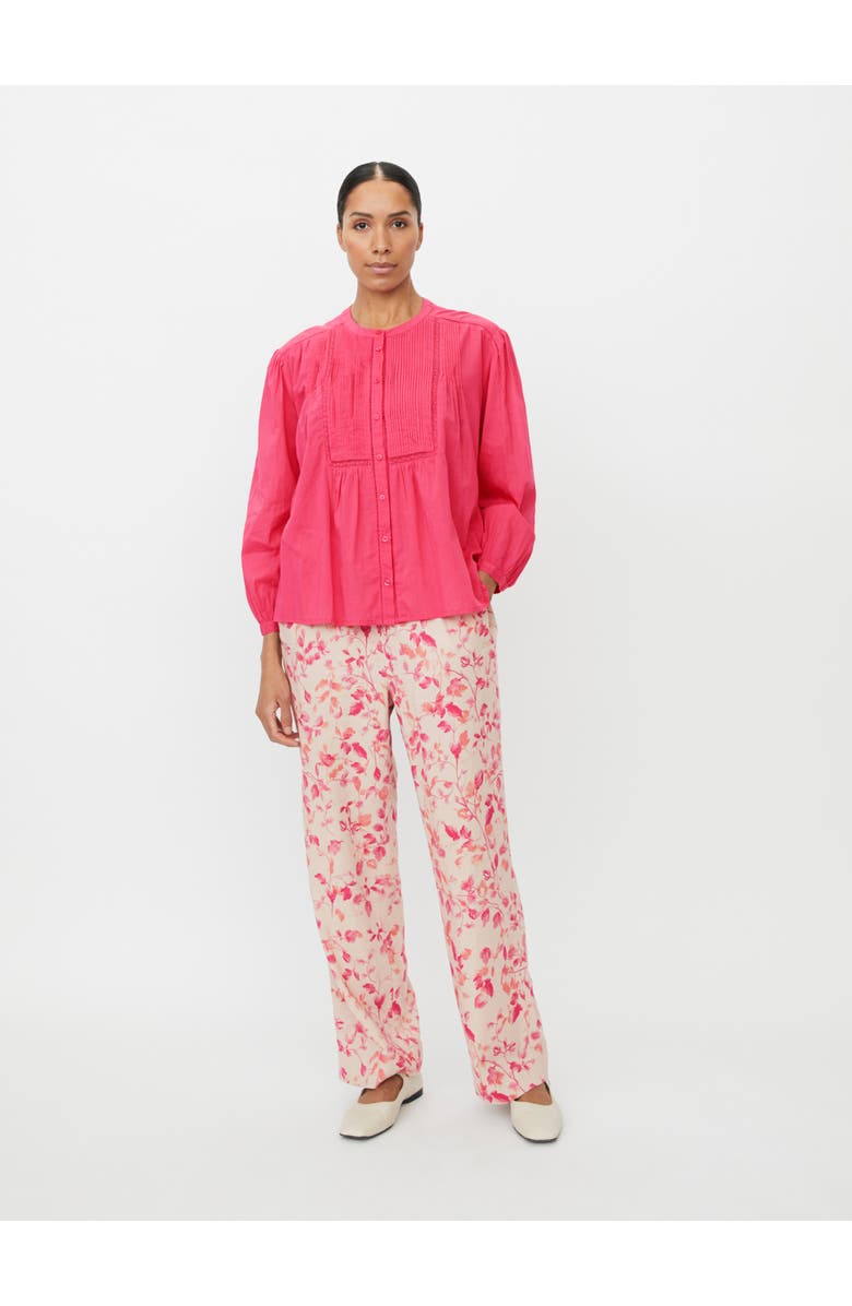 Masai Copenhagen MaIlvianne Pintuck Detail Blouse, Alternate, color, Carmine