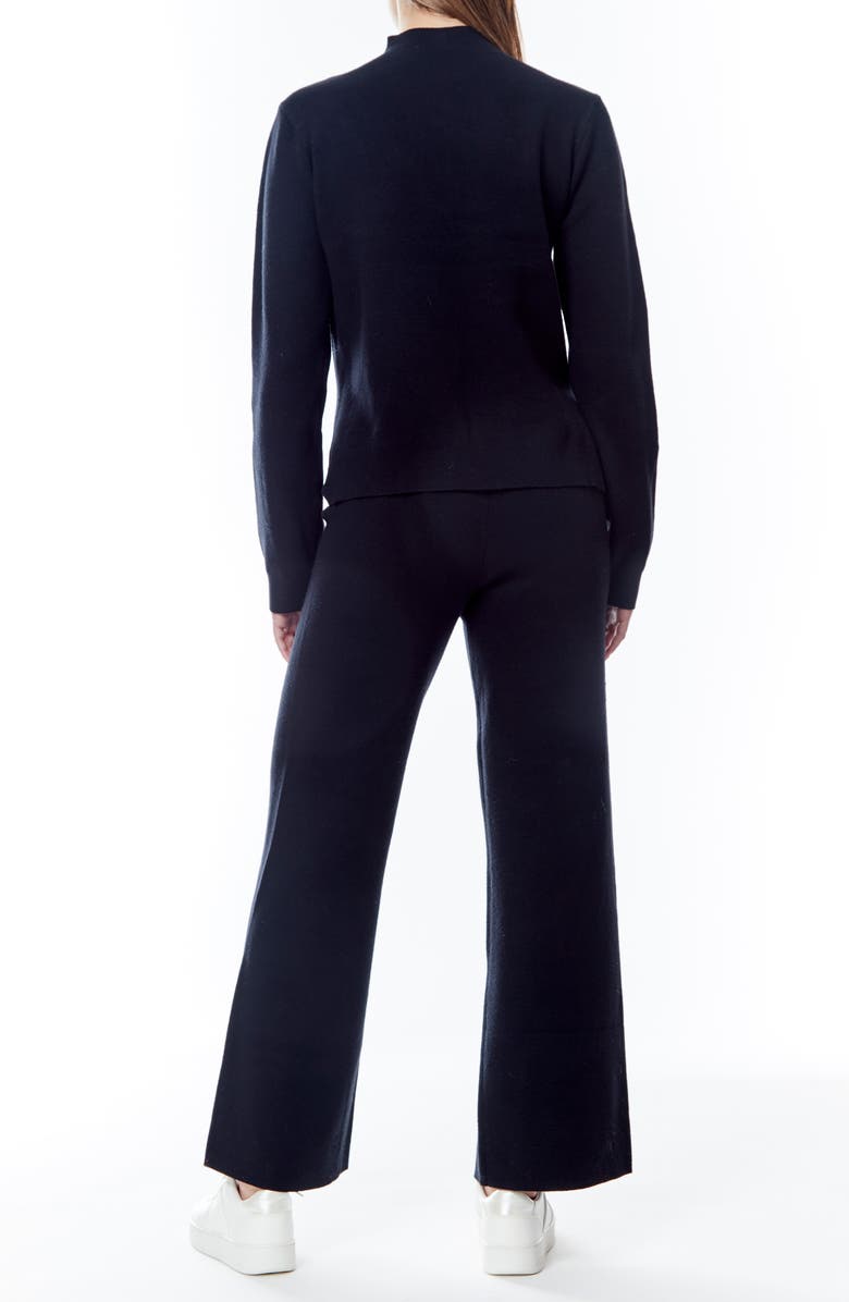 BY DESIGN Sweater Pants, Alternate, color, Black