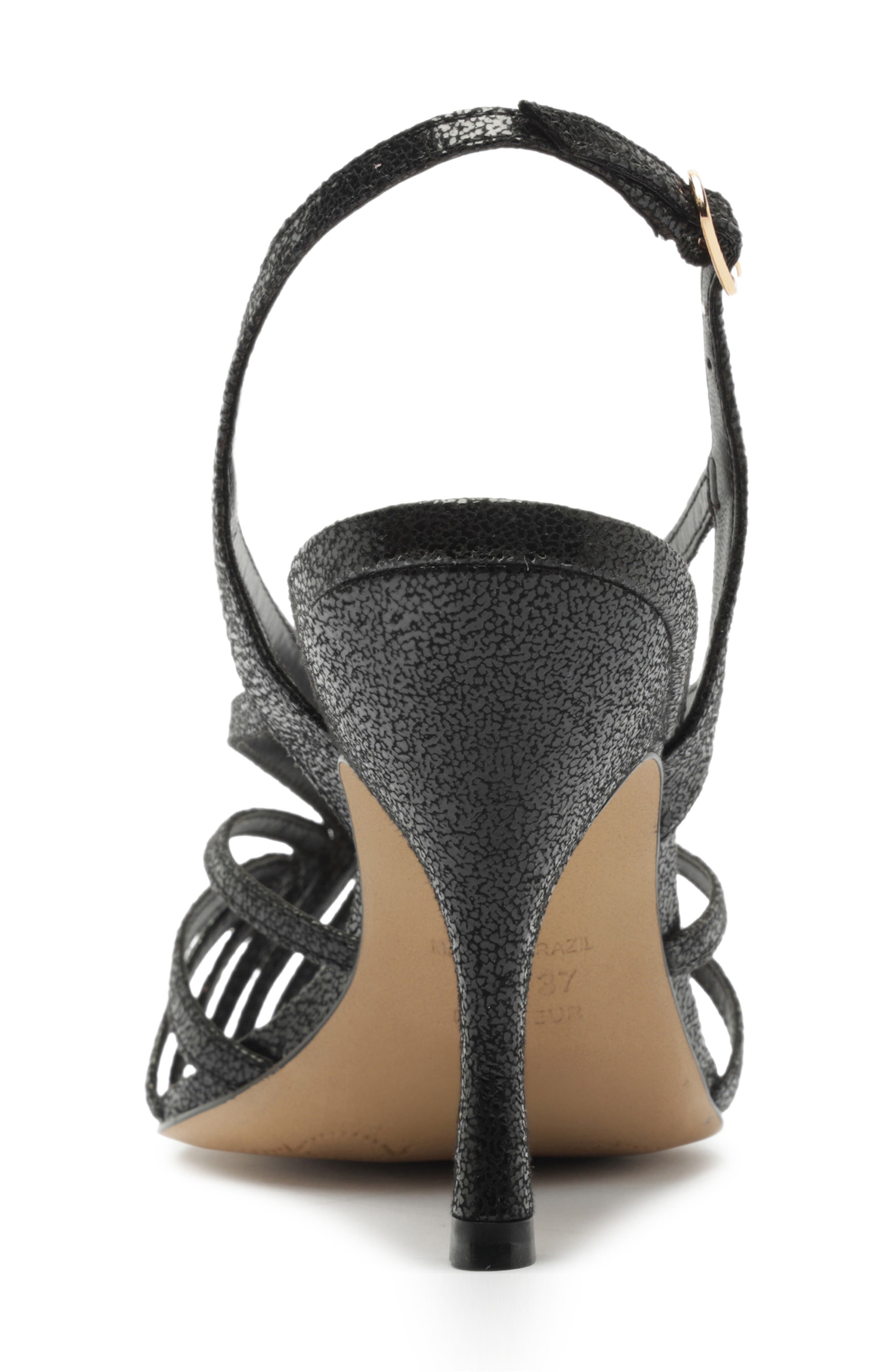 Arezzo Lucia Slingback Sandal, Alternate, color, Black