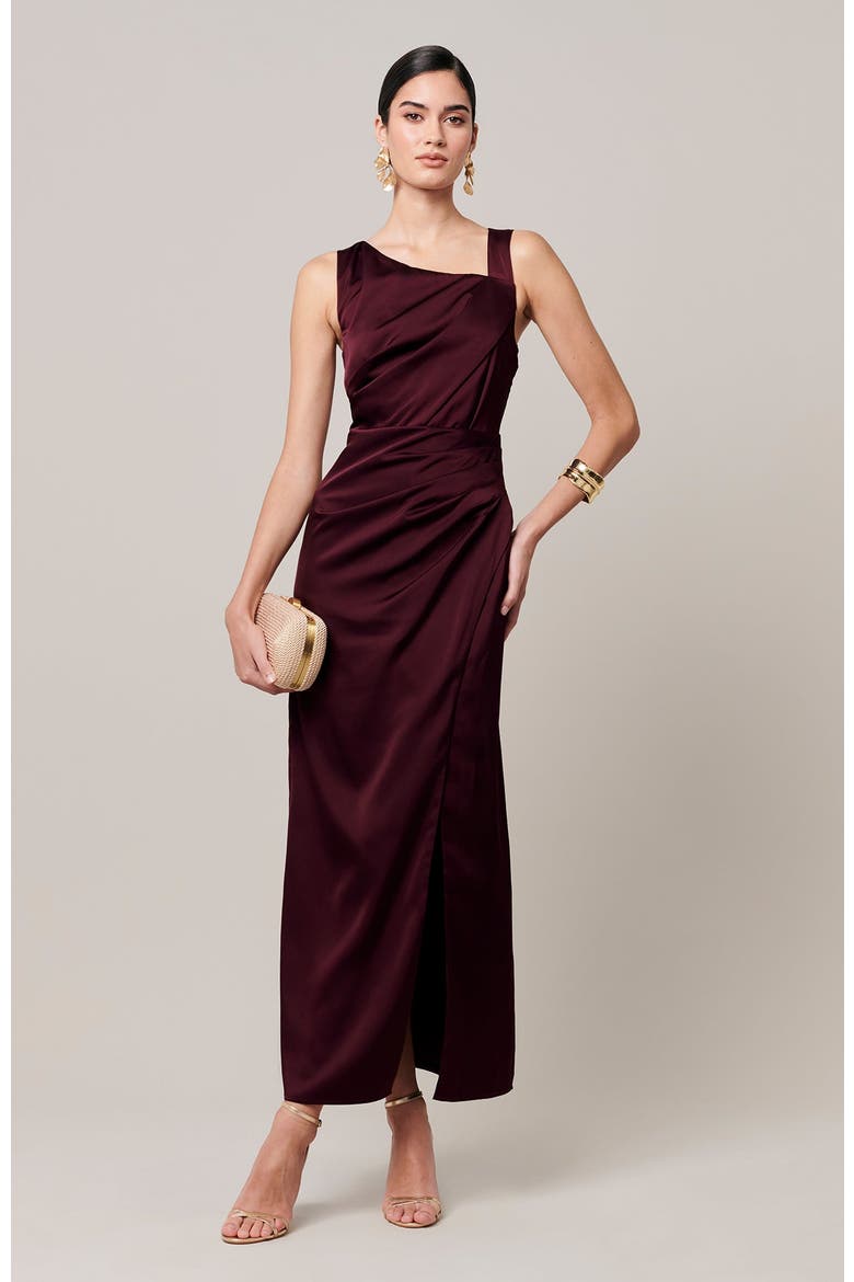 Carey Midi Dress, Alternate, color, Plum