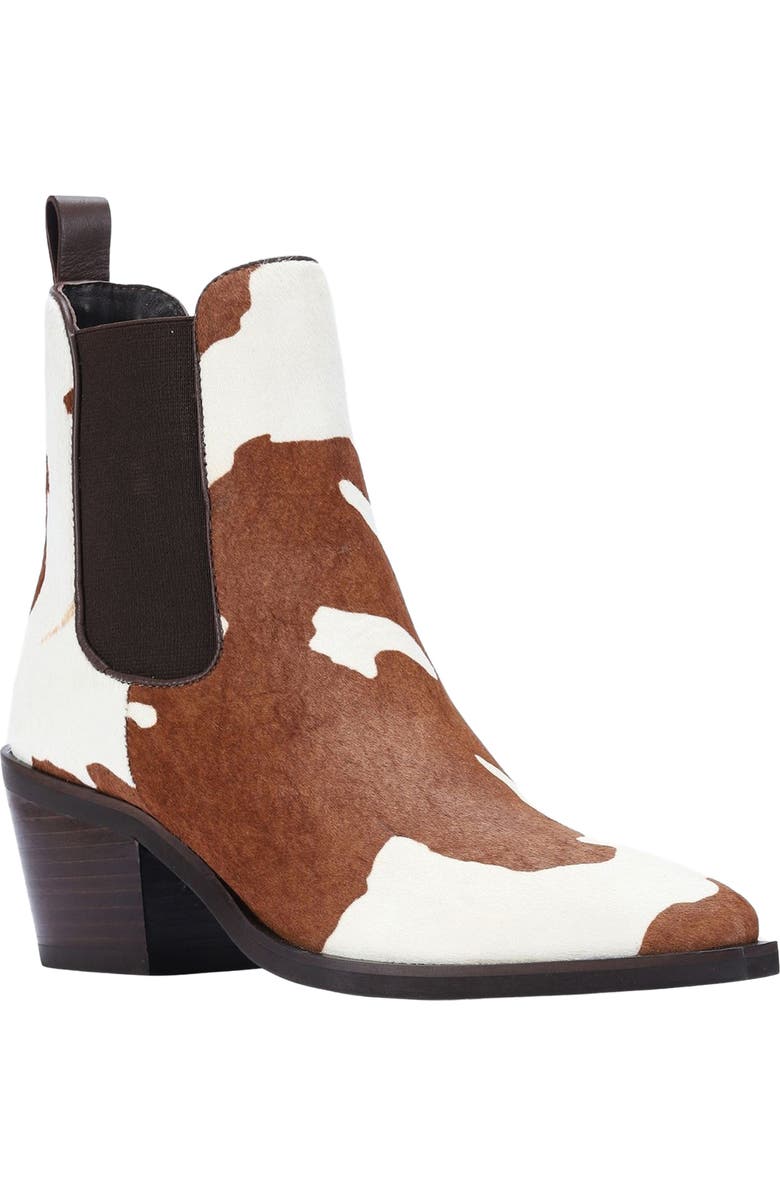 SAINT G Sisi Genuine Calf Hair Chelsea Boot, Main, color, Cloud Calf Hair