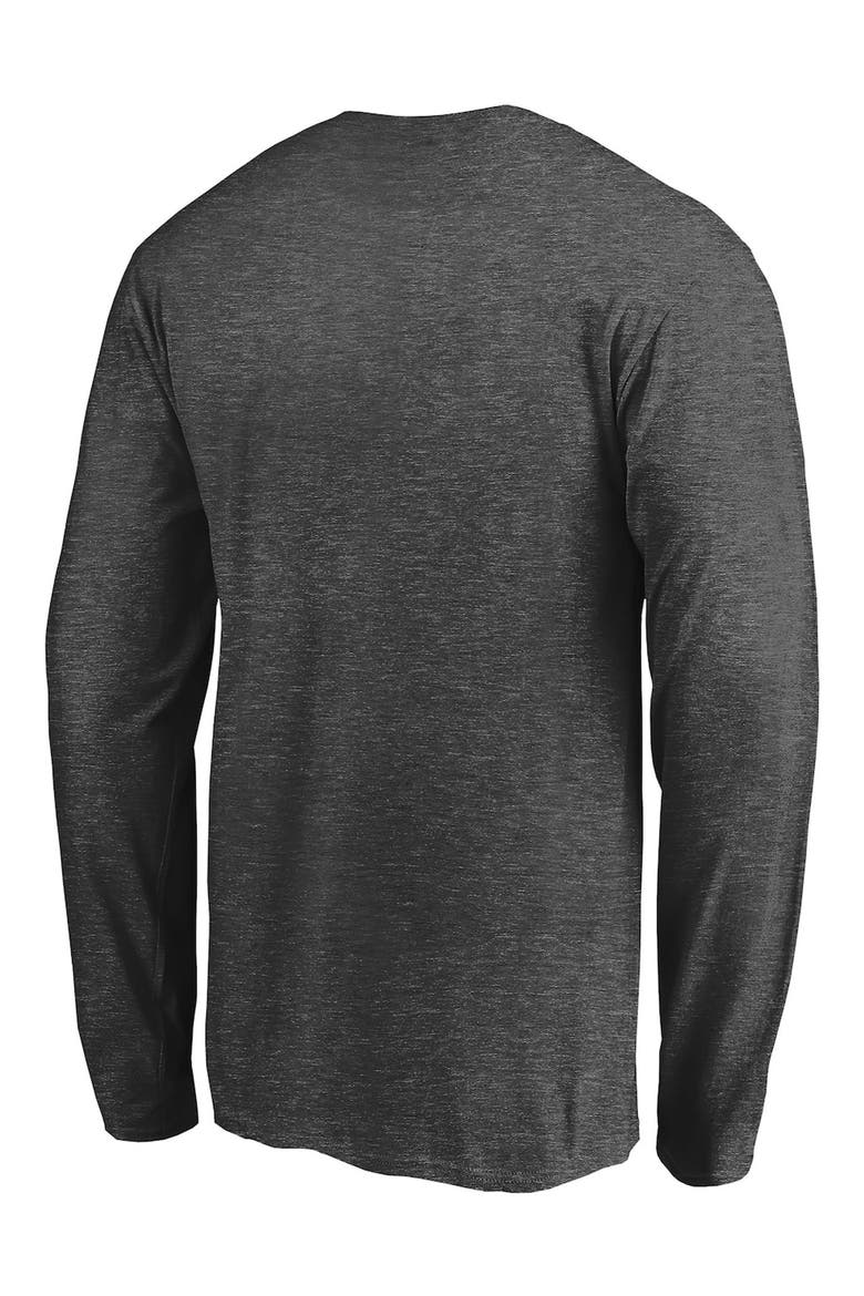 Men's Fanatics Branded Heathered Charcoal Los Angeles Rams Big & Tall Primary Logo Long Sleeve T-Shirt, Alternate, color, HEATHER CHARCOAL