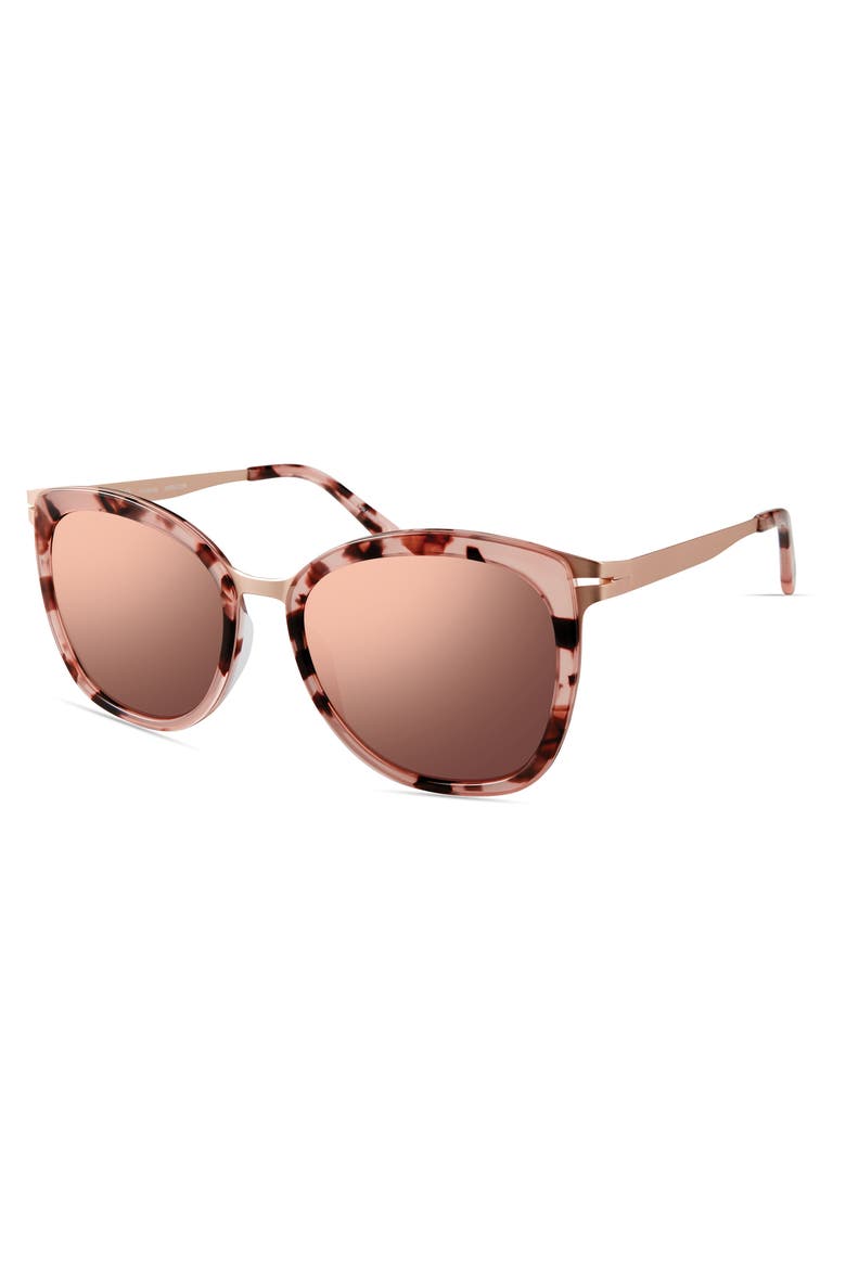 455 Sunglasses, Alternate, color, Blush Tortoise