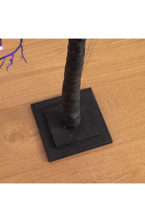 Nearly Natural 6ft Prelit Halloween Minimalist Twig Tree In Black