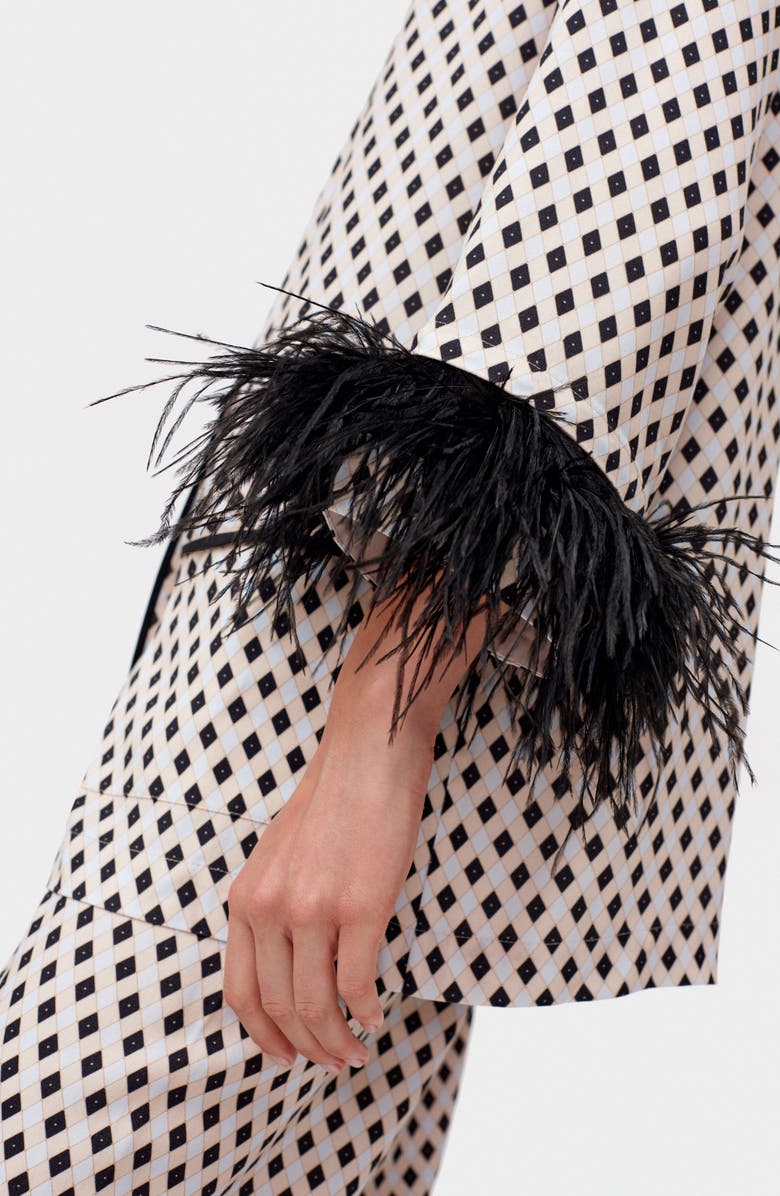 Sleeper Party Double Feather Pajamas, Alternate, color, 