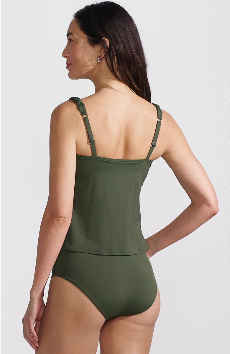 Lands' End Macrame Tankini Top, Alternate, color, 