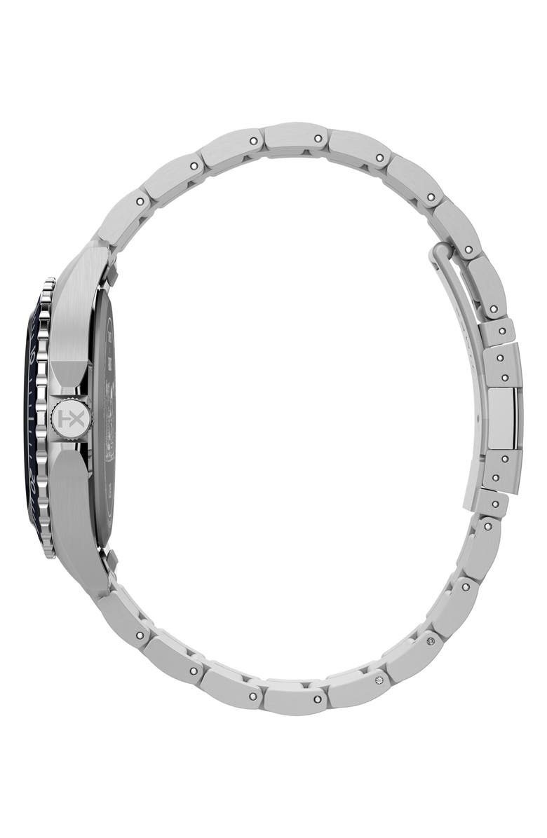 Timex<sup>®</sup> Peanuts<sup>®</sup> x Timex Snoopy Soccer 41mm Staineless Steel Watch, Alternate, color, Blue/ Stainless Steel