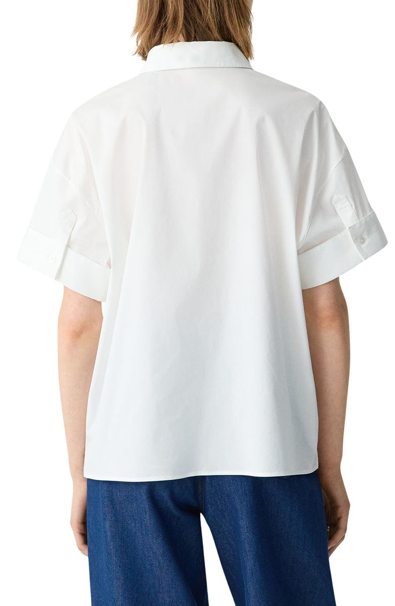 Theory Cuff Sleeve Button-Up Shirt, Alternate, color, 