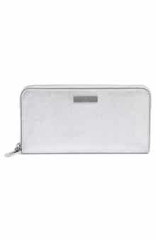 Kate Spade New York kenzie metallic leather wallet