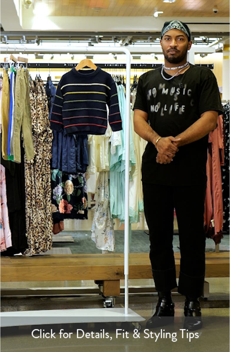 Kids' Colorblock Stripe Sweater, sales video thumbnail