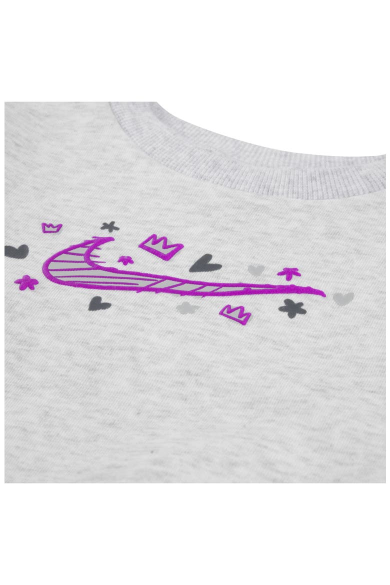 Kids' Essentials Sweatshirt & Leggings Set, Alternate, color, DARK SMOKE GREY