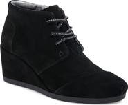 TOMS Desert Lace-Up Wedge Bootie