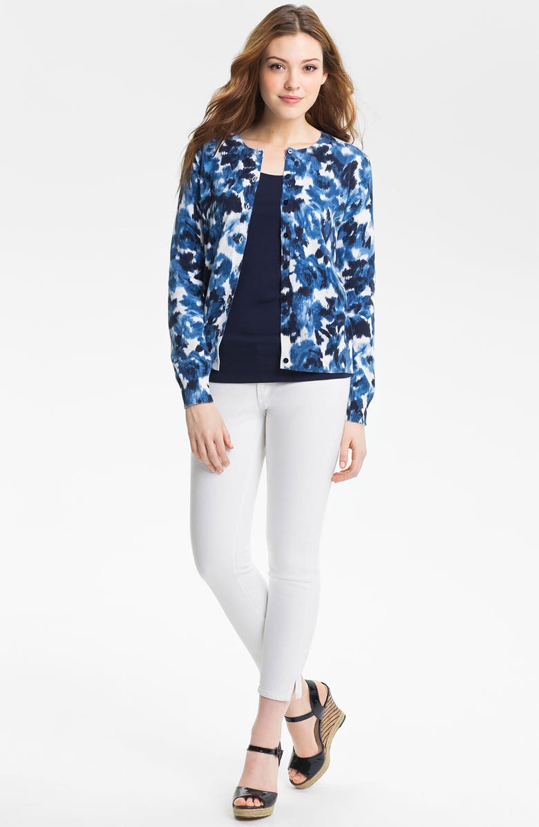 MICHAEL Michael Kors White Skinny Jeans, Alternate, color, 