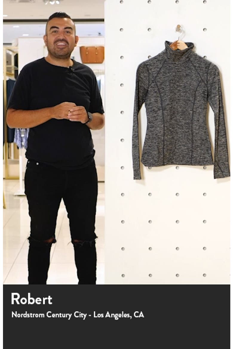 Cozy Space Dye Tech Turtleneck Training Top video