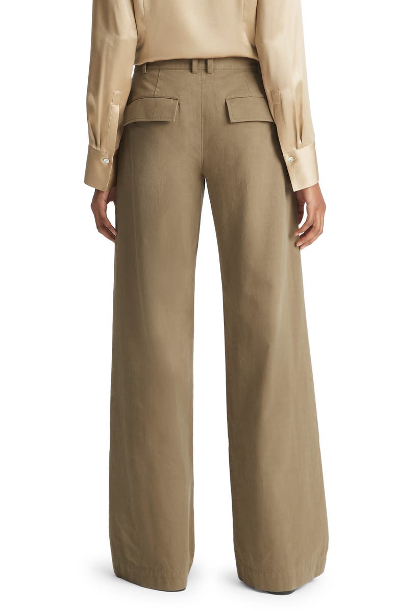 Vince Cotton Wide Leg Pants, Alternate, color, Artichoke