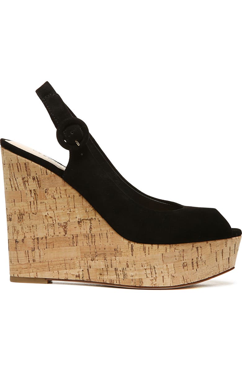 Veronica Beard Dali Peep Toe Platform Wedge Sandal, Alternate, color,