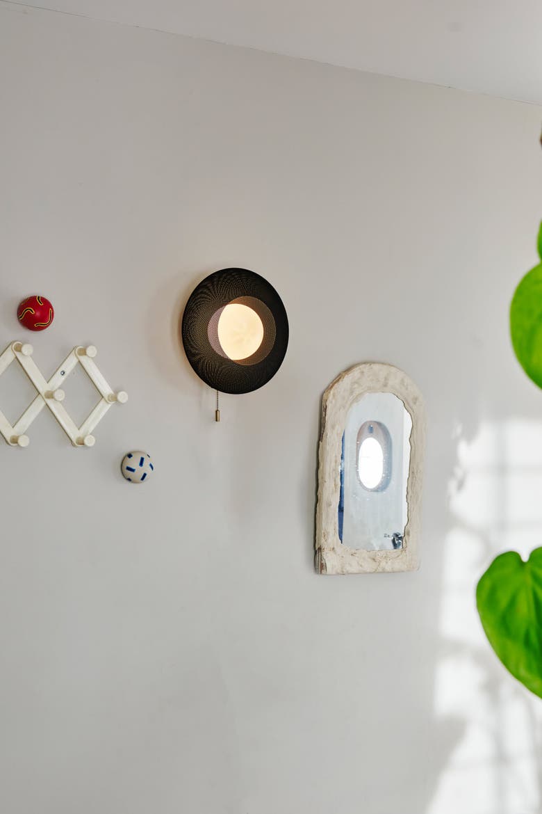 Helios Sconce, Alternate, color, Matte Black