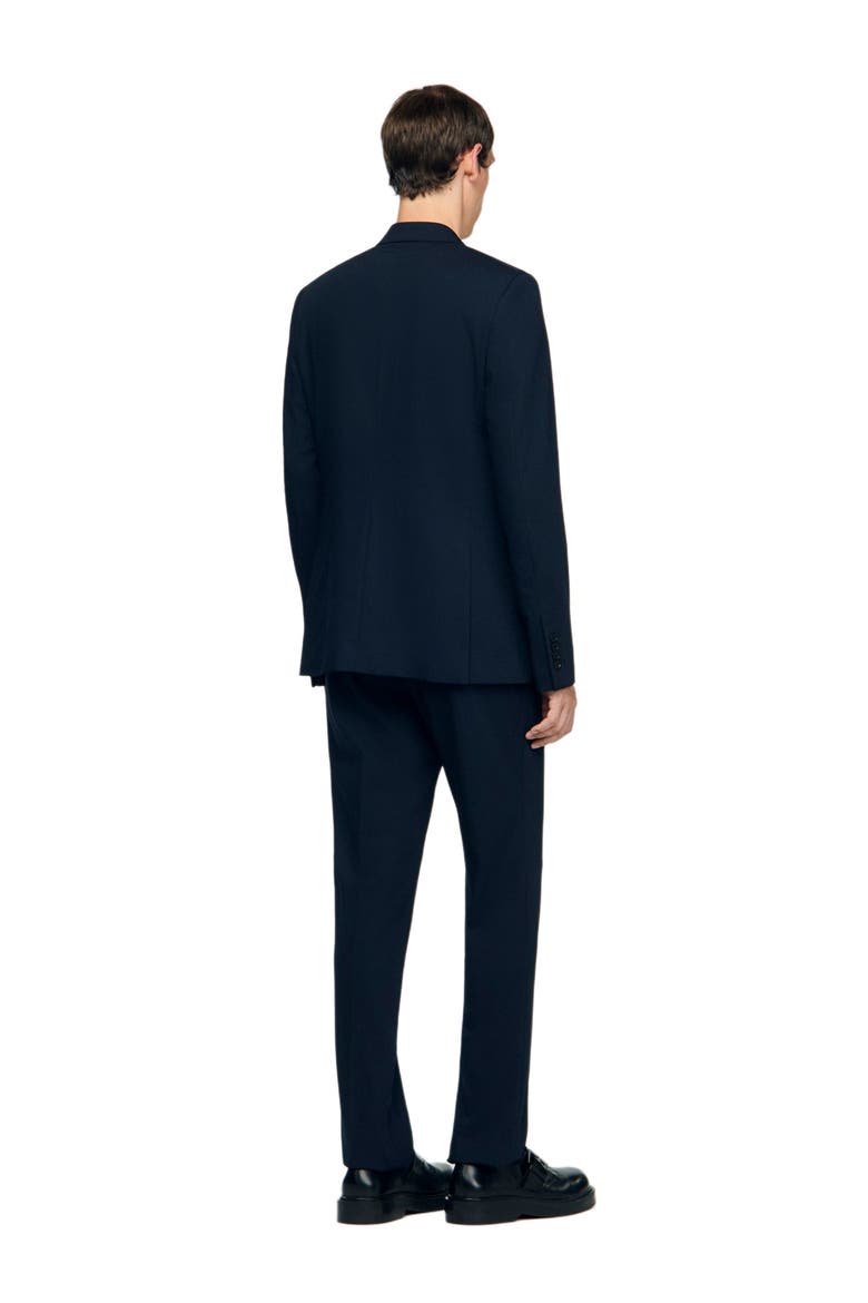 Double-breasted suit jacket, Alternate, color, Navy blue