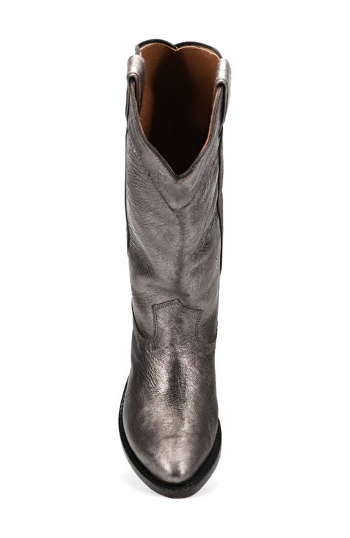 Frye Billy Daisy Knee High Western Boot In Gray