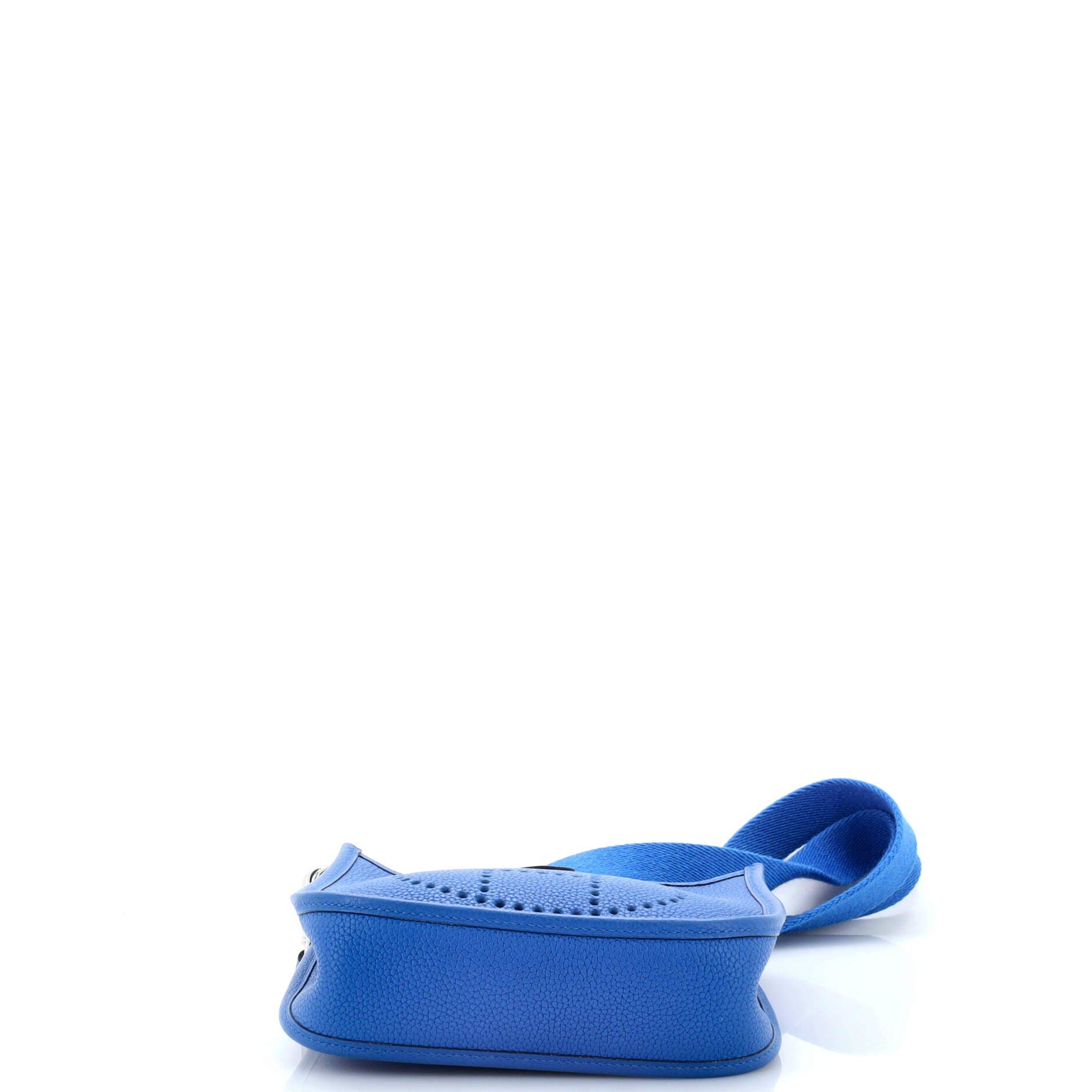 Pre-Owned Hermes Evelyne Bag Gen III Maurice TPM, Alternate, color, Bleu Zellige