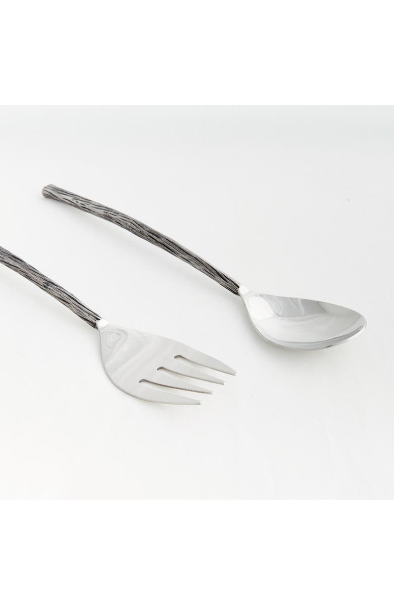 Napa Home & Garden Arwell Salad Server Utensils Set of 2, Alternate, color, Silver