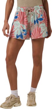 TravisMathew Breeze Blend Print Drawstring Shorts