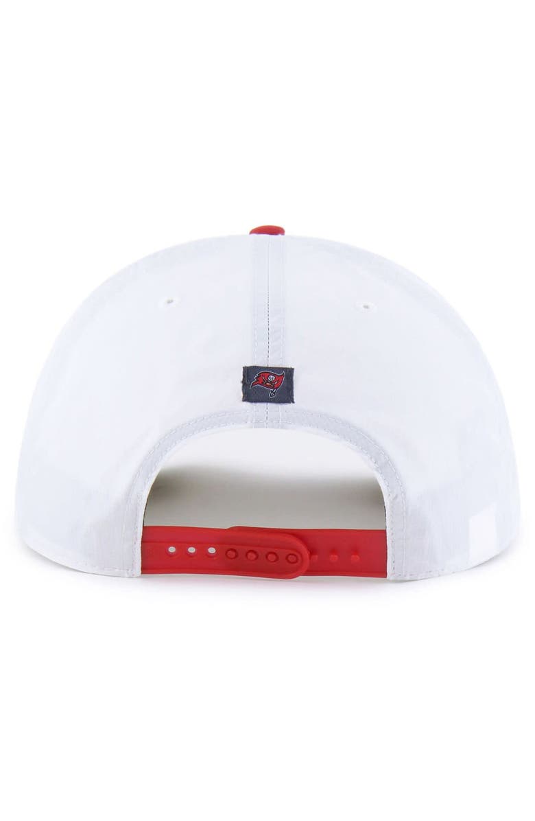 '47 Men's '47 White/Red Tampa Bay Buccaneers Suburbia Hitch Two-Tone Adjustable Hat, Alternate, color, White