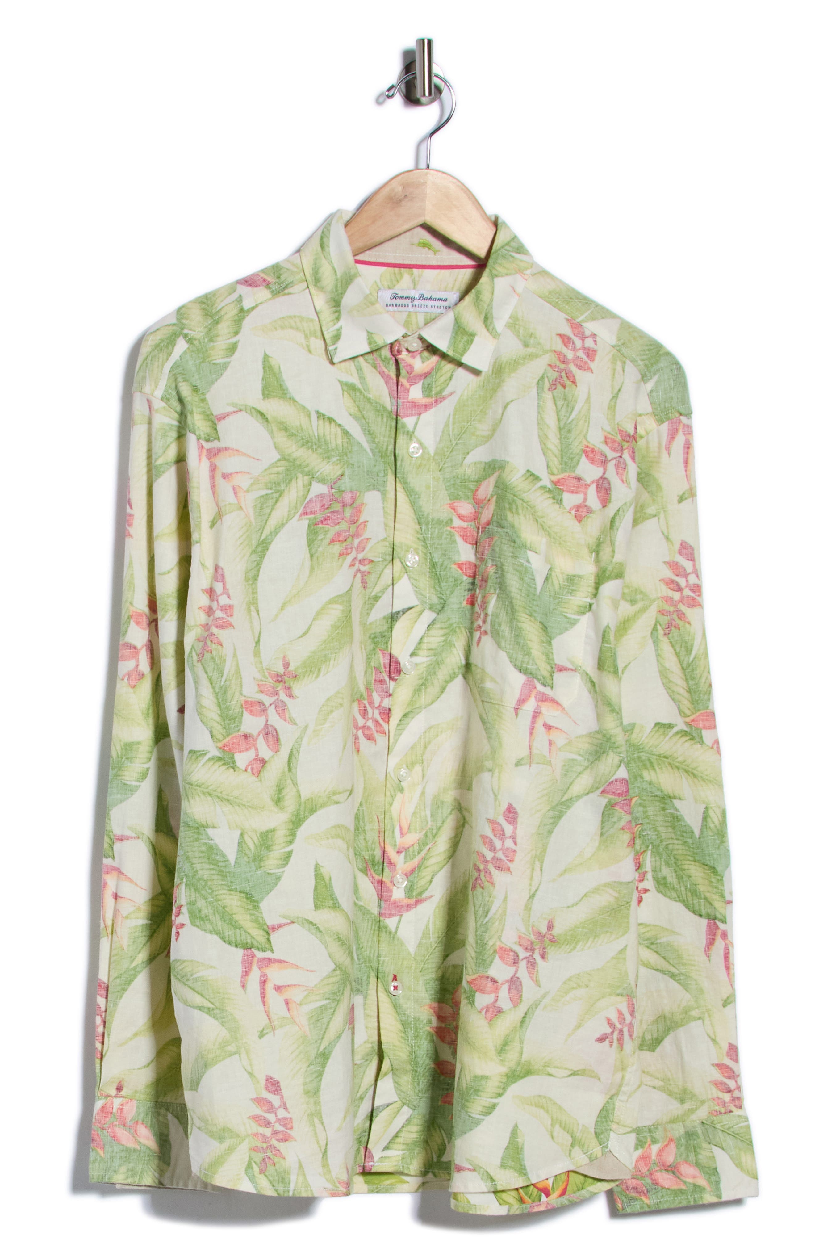 Barbados Breeze Calypso Stretch Linen Blend Shirt