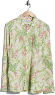 Tommy Bahama Barbados Breeze Calypso Stretch Linen Blend Shirt