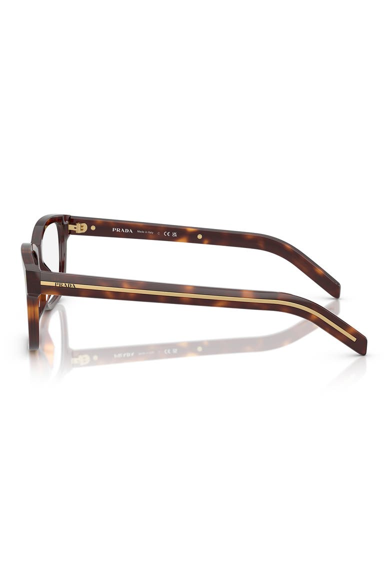 55mm Rectangular Optical Glasses, Alternate, color, HAVANA