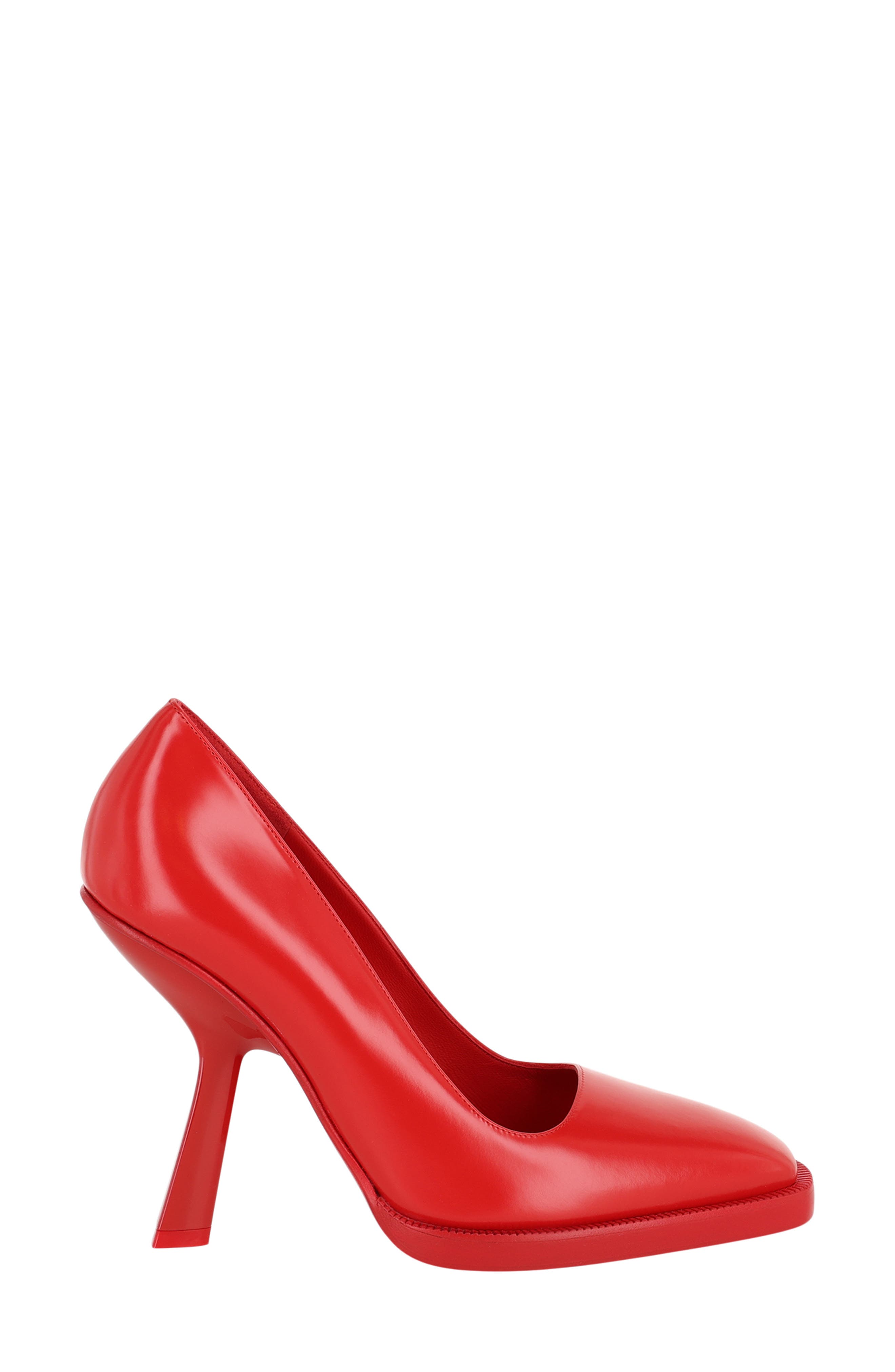FERRAGAMO Anser X5 Leather Pump, Alternate, color, Red