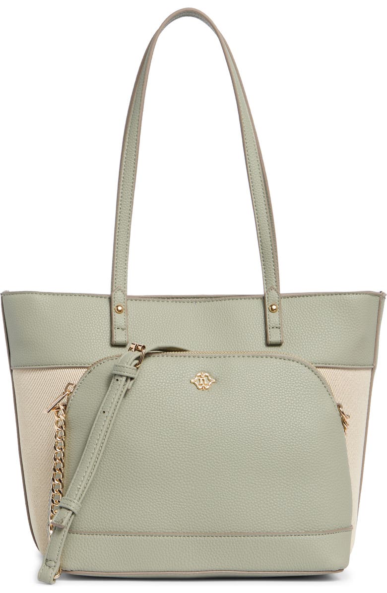 Nanette Lepore Sabine Mixed Tote Bag Set, Alternate, color, Natural - Clary Sage