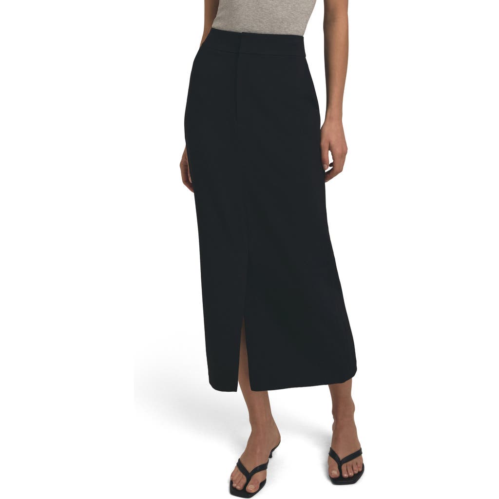 Shop Favorite Daughter The Meyer Midi Skirt In Black