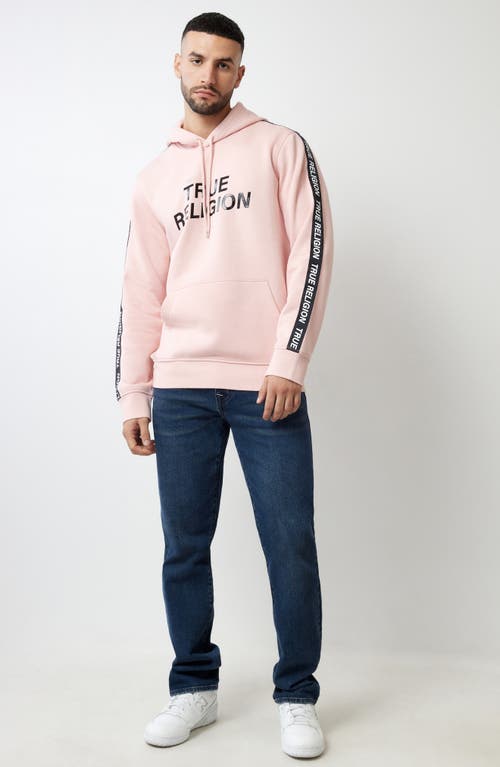 TRUE RELIGION TRUE RELIGION SILICONE TAPE PULLOVER HOODIE