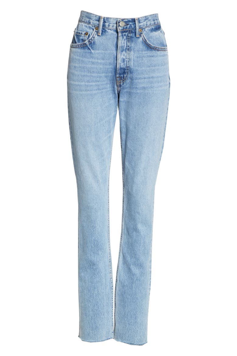 Addison Split Hem Boot Leg Jeans, Alternate, color, TOUCH THE FLOOR