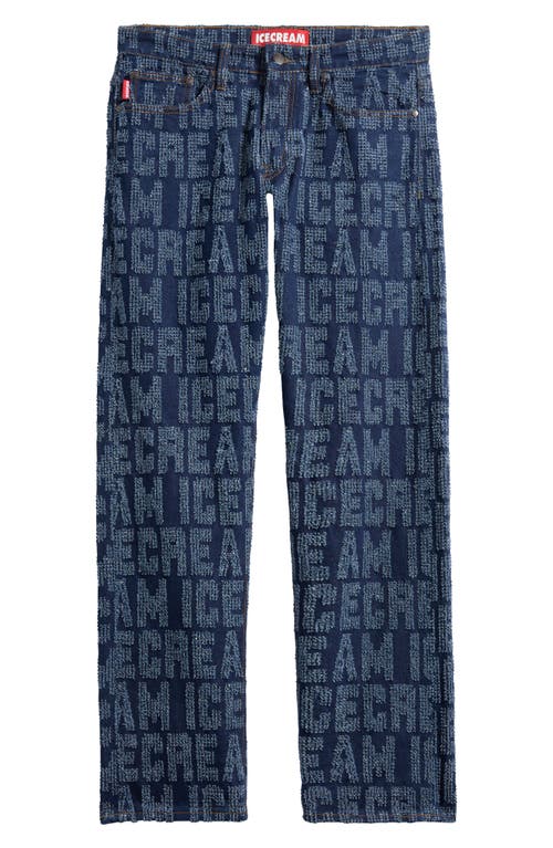 Icecream Sweet Tooth Fil Coupé Jeans In Blue Moon