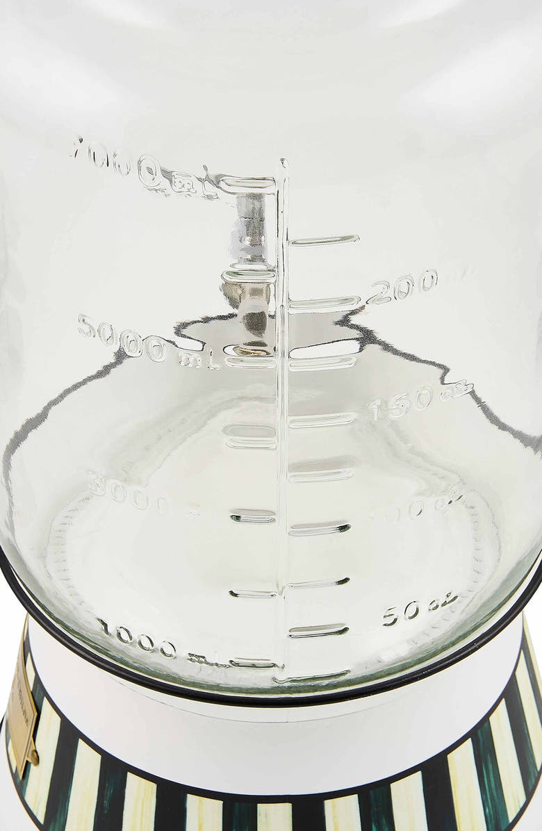 MACKENZIE CHILDS Spectator Galvanized Beverage Dispenser, Alternate, color, Black
