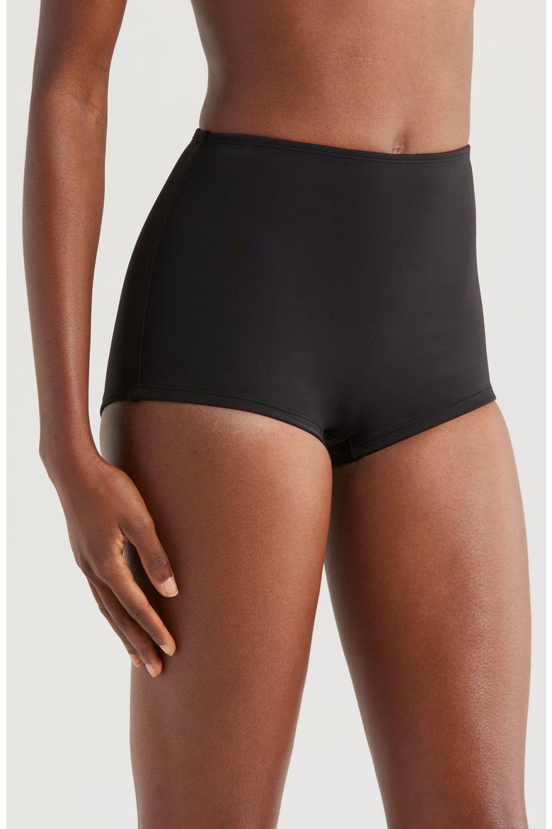 Good Compression Swim Shorts, Alternate, color, BLACK001