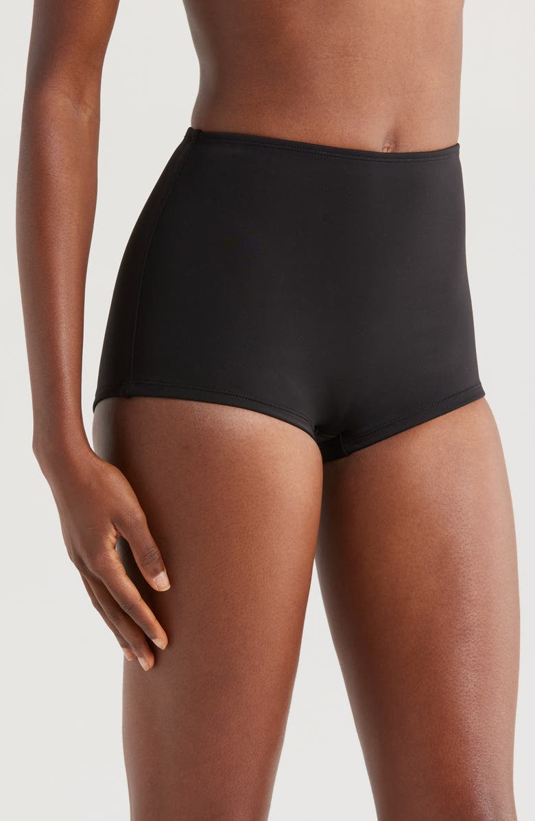 Good American Good Compression Swim Shorts, Alternate, color,