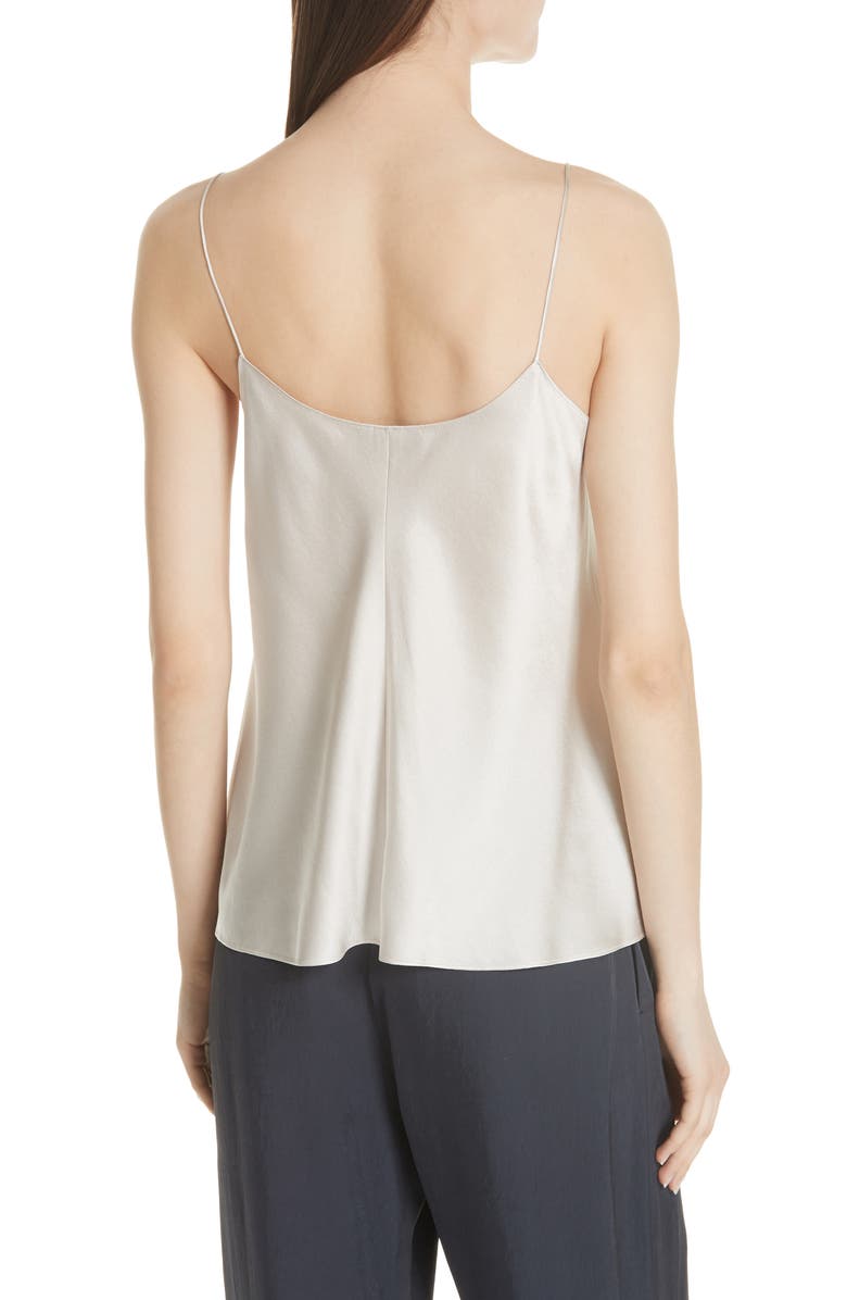 Vince Silk Split Hem Camisole, Alternate, color, 