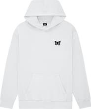 Dalix Womens Butterfly Midweight Fleece Relaxed Hooded Sweatshirt