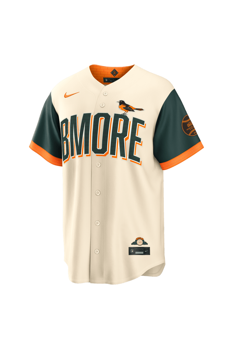 Men's Nike  Cream Baltimore Orioles 2026 City Connect Stadium Jersey, Alternate, color, Cream