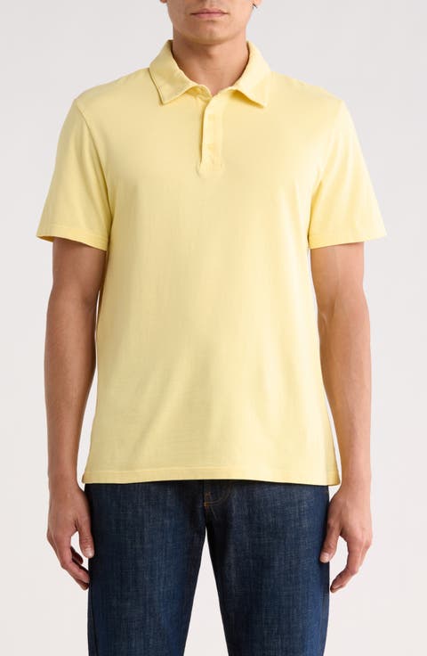 Vince Garment Dyed Cotton Polo