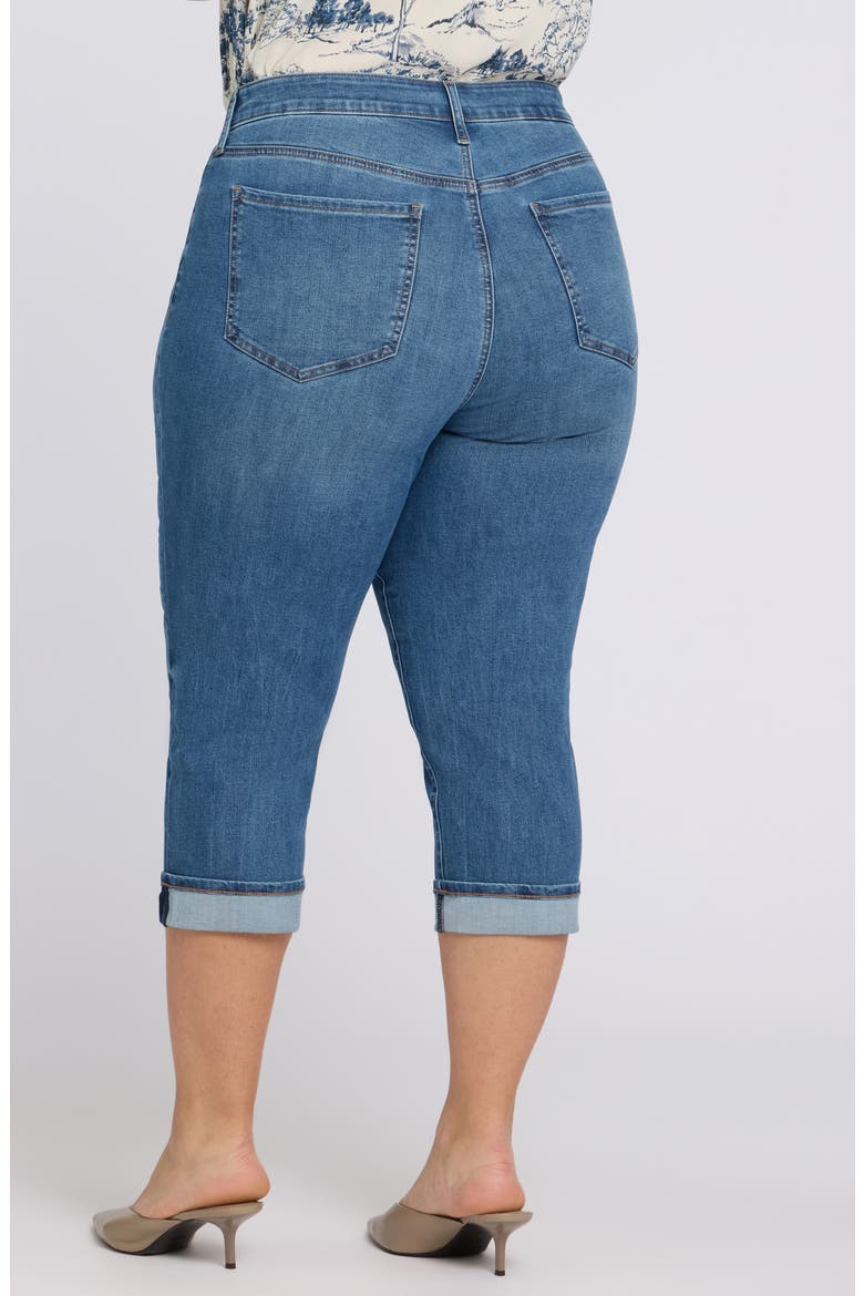 Marilyn Cuffed Capri Jeans, Alternate, color, WILD RIVER