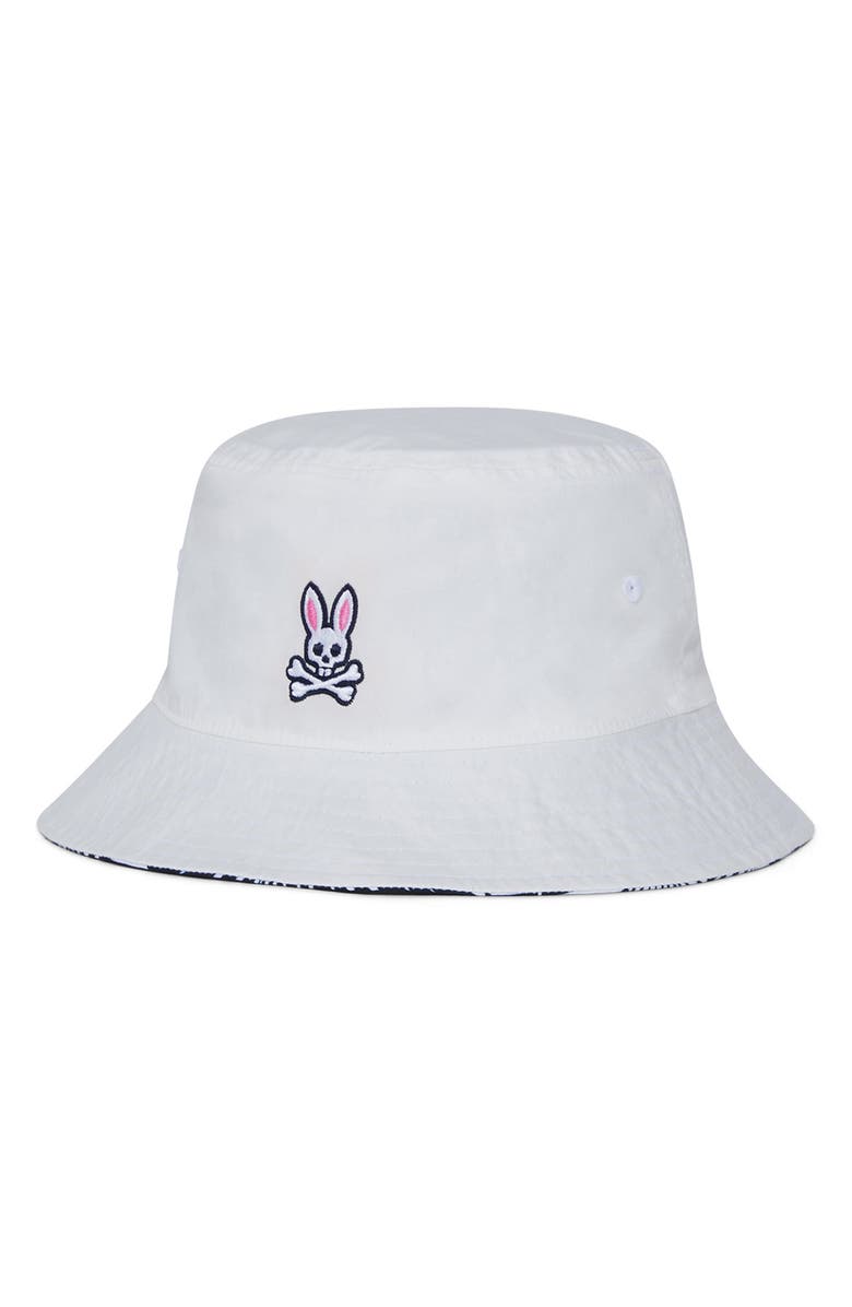 Psycho Bunny Kids' Reversible Bucket Hat, Main, color,