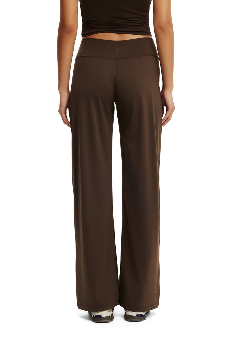 Women's Active Studio Wide Leg Pant, Alternate, color, French Roast