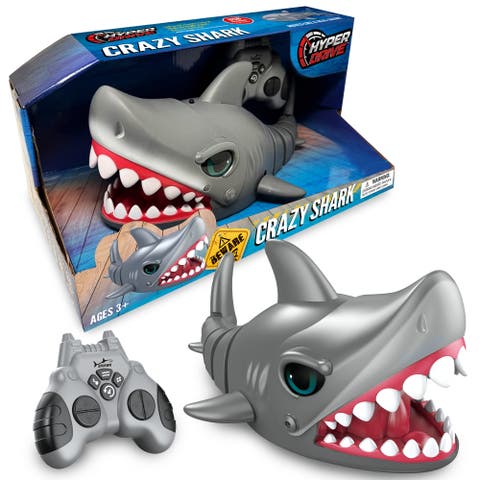 Shark Gray 14 Inch Remote Control Toy