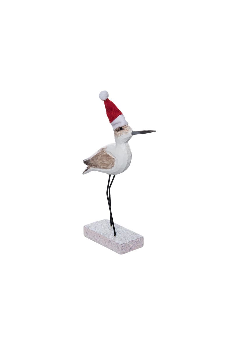 Christmas Godwit Figurine, Alternate, color, White
